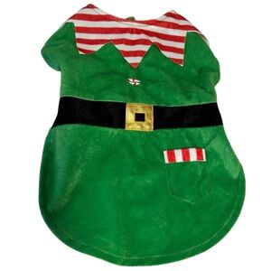 ELF DOG COSTUME SZ SM with hook and loop fasteners NEW XMAS OUTFIT